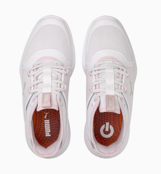 Puma Shoes Ignite Fasten8 Womens Silver/Pink Damskie Buty do Golfa - Epic Golf