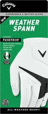 Callaway Weather Spann Męska Rękawiczka Golfowa Biała - Epic Golf