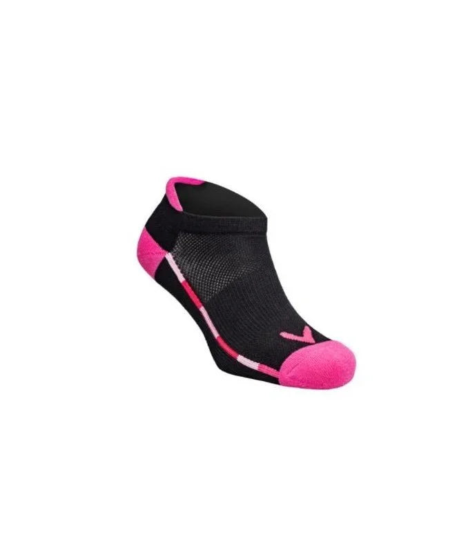 Skarpetki Damskie Callaway Sport Tab Lab Czarno Różowe - Epic Golf