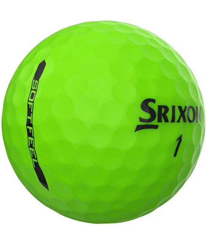 Srixon Piłki Golfowe Soft Feel 13 Brite Green, 12 sztuk - Epic Golf