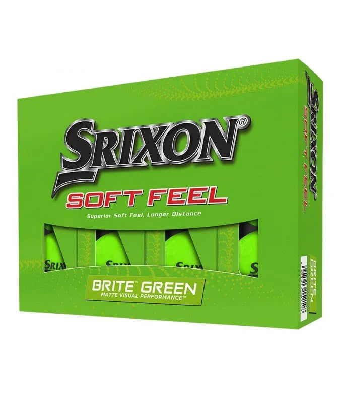 Srixon Piłki Golfowe Soft Feel 13 Brite Green, 12 sztuk - Epic Golf