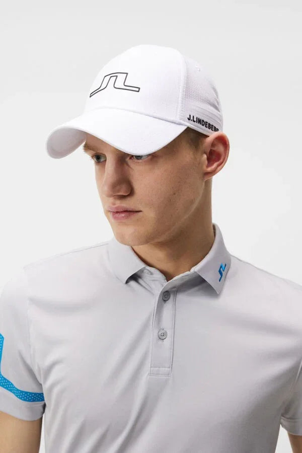 J.Lindeberg Caden Golf Cap White - Epic Golf