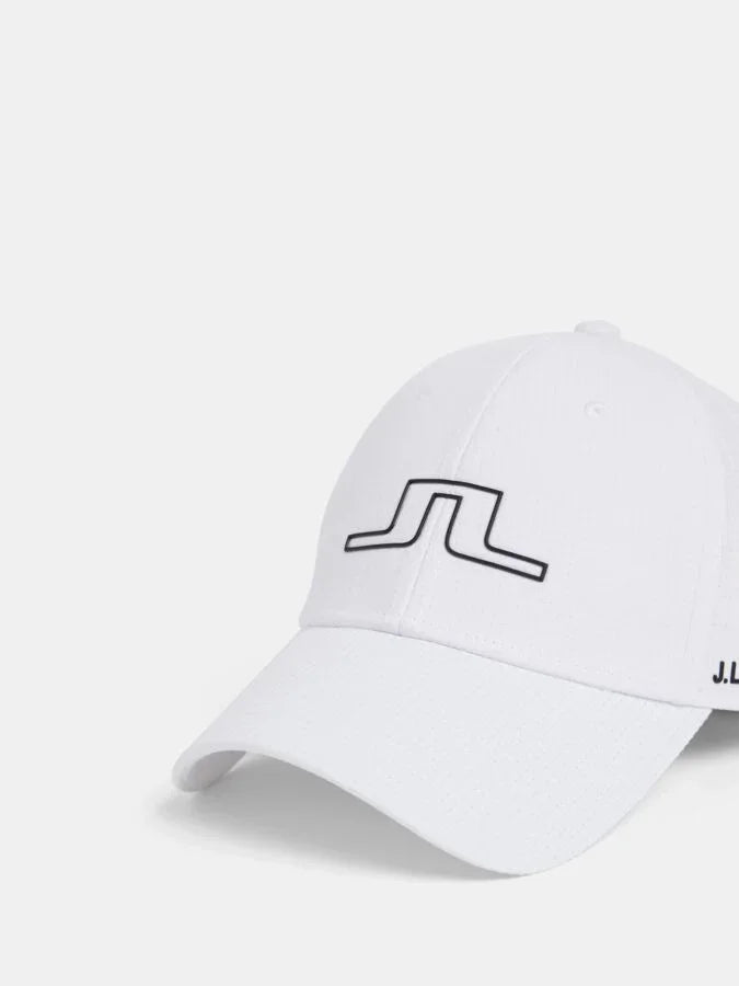 J.Lindeberg Caden Golf Cap White - Epic Golf