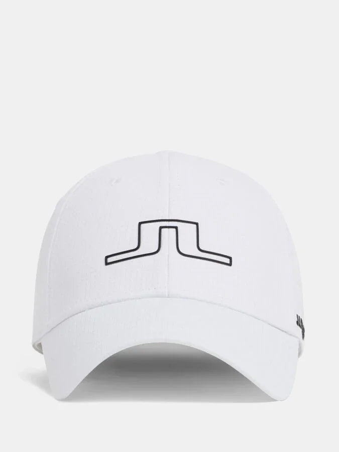J.Lindeberg Caden Golf Cap White - Epic Golf