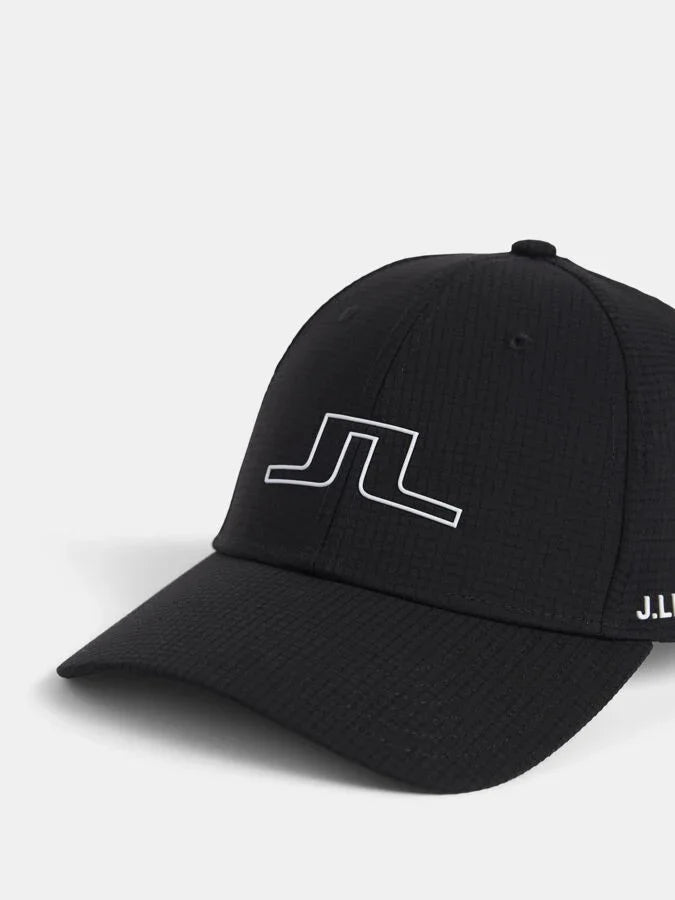 J.Lindeberg Caden Golf Cap Black - Epic Golf