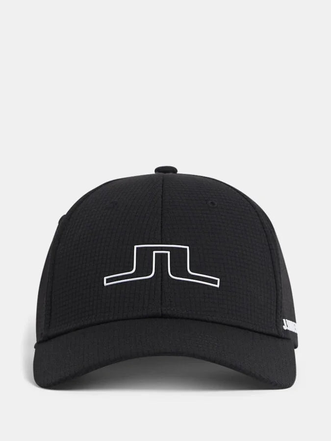 J.Lindeberg Caden Golf Cap Black - Epic Golf