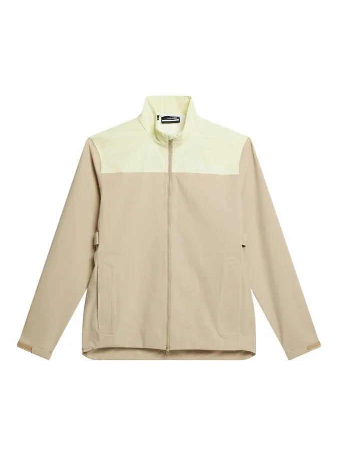 J.Lindeberg Bridge Rain Jacket Safari Beige - Epic Golf