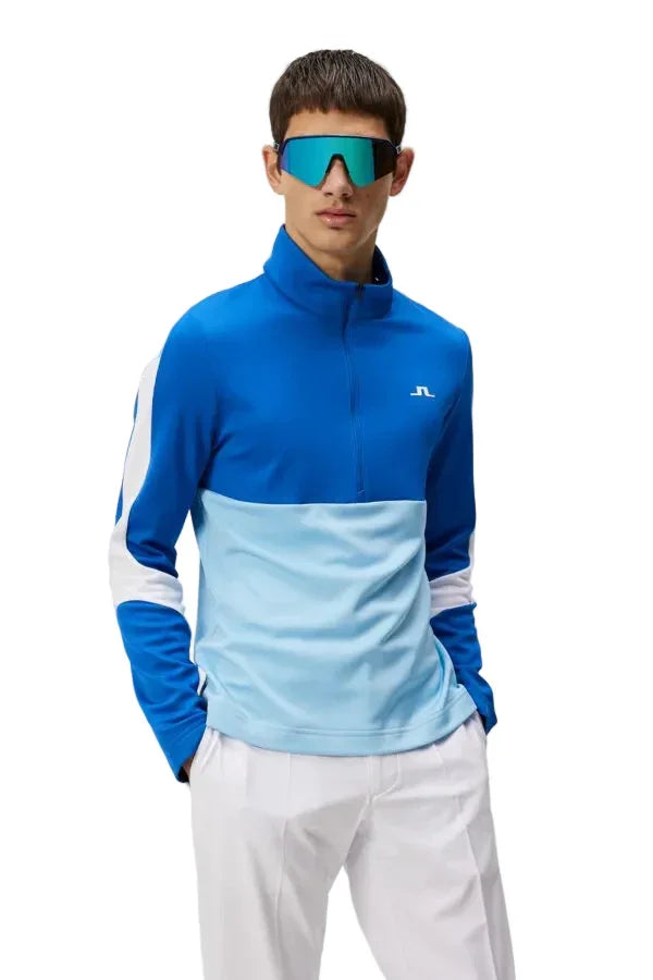 J.Lindeberg Carl Mid Layer Baltic Sea - Epic Golf