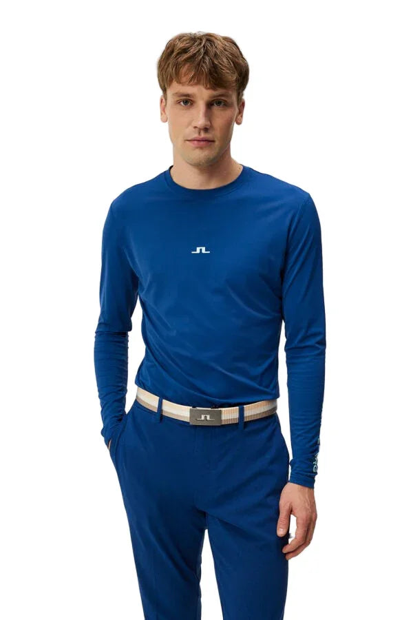 J.Lindeberg Thor Long Sleeve Estate Blue - Epic Golf