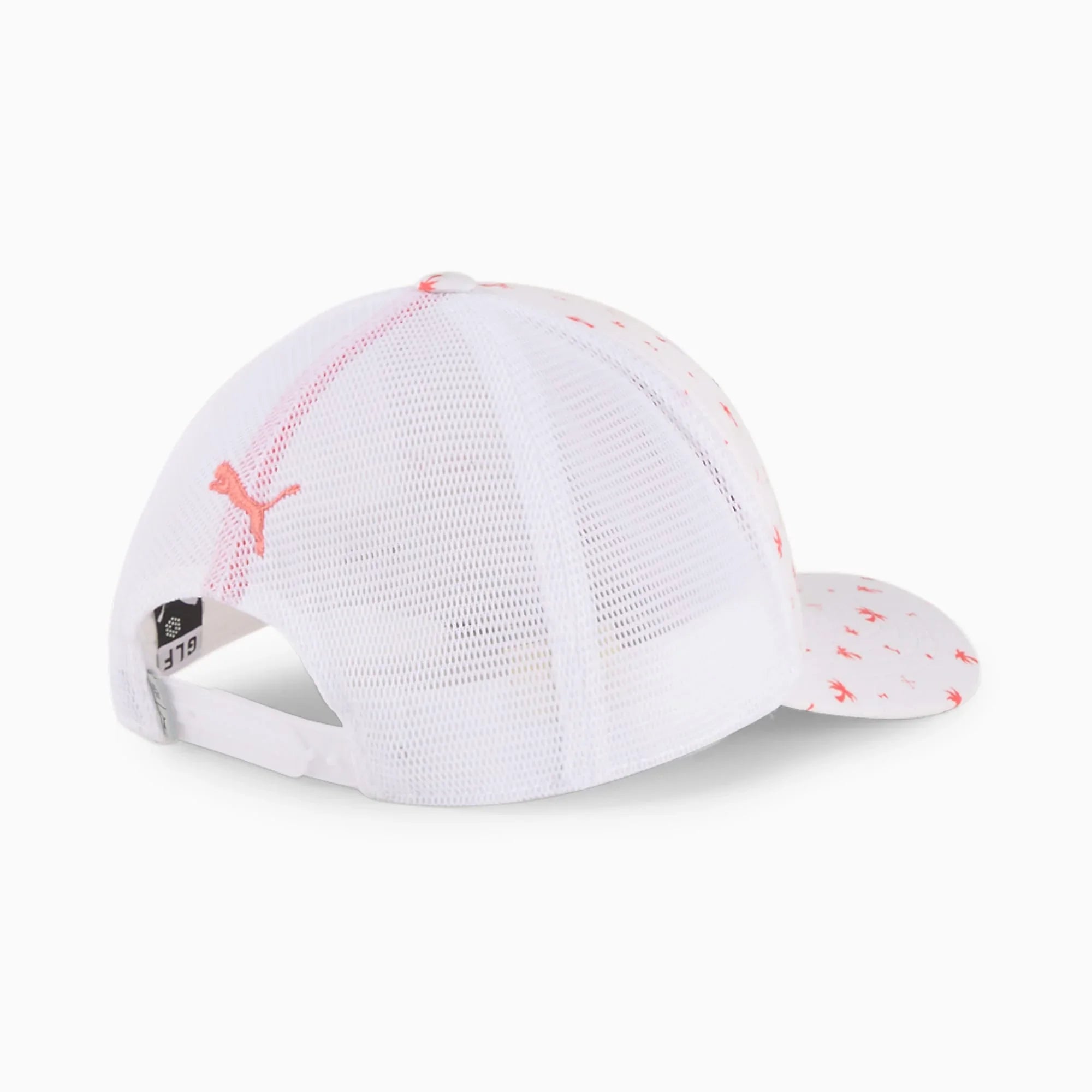 Czapka z Daszkiem Puma Palms Trucker P Biały/Różowy - Epic Golf