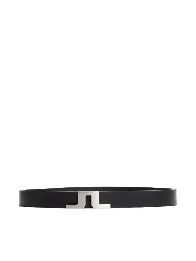 J.Lindeberg Bridger Leather Belt Black - Epic Golf