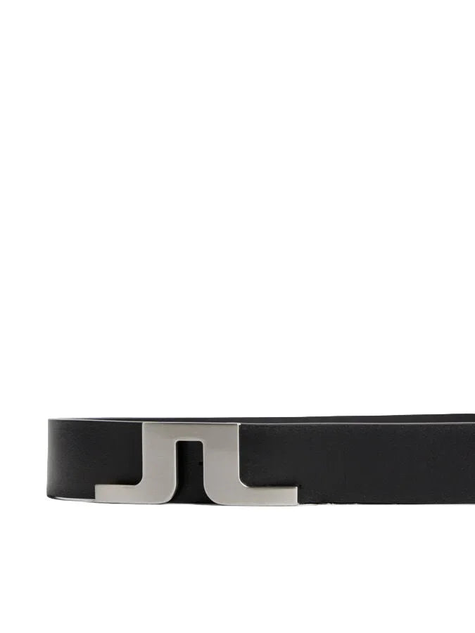 J.Lindeberg Bridger Leather Belt Black - Epic Golf