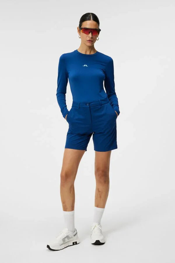 J.Lindeberg Gwen Long Shorts Estate Blue - Epic Golf