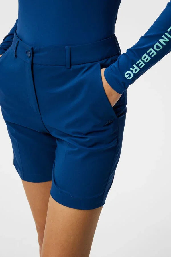 J.Lindeberg Gwen Long Shorts Estate Blue - Epic Golf