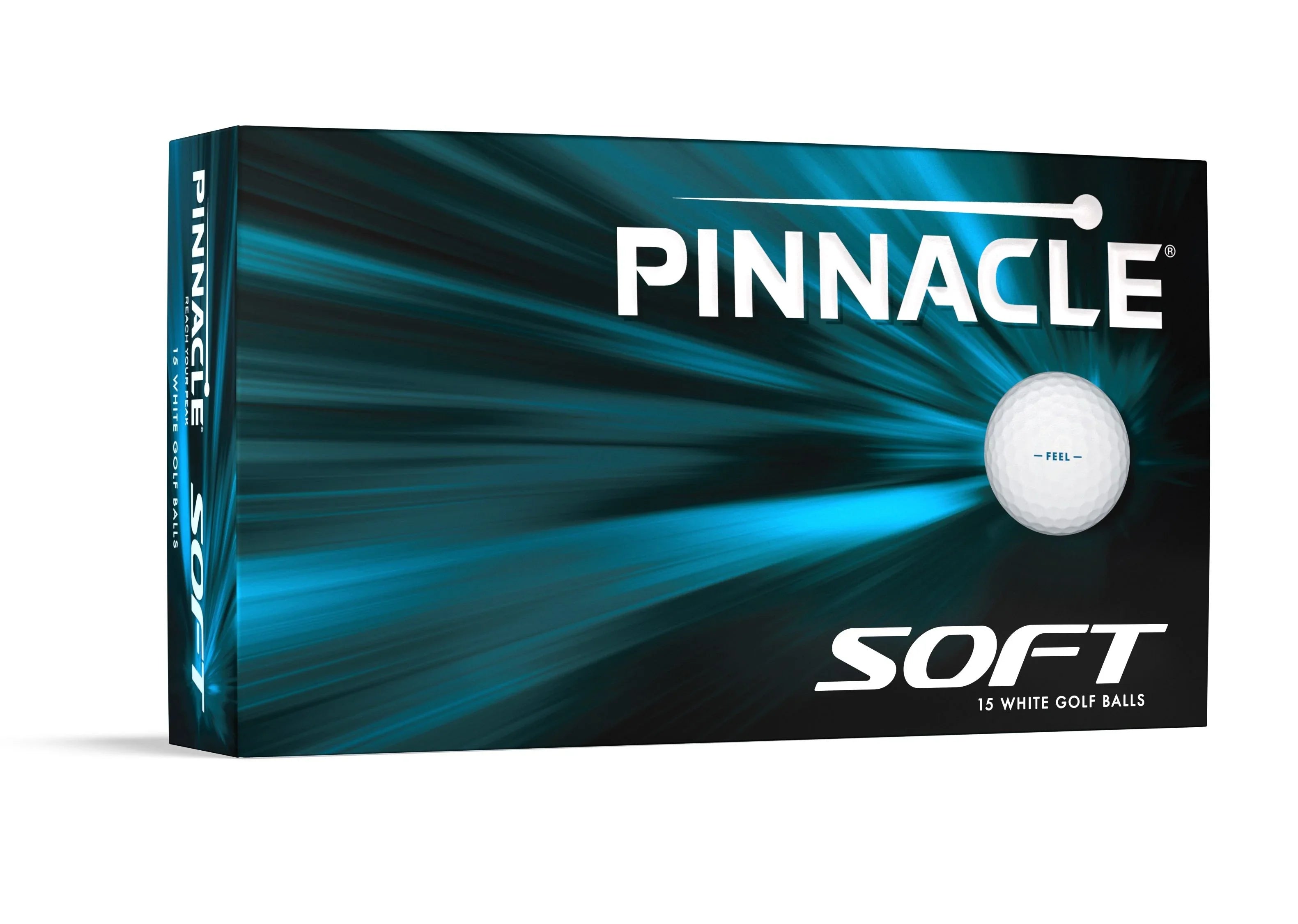 Pinnacle Piłki Soft Białe, 15 piłek - Epic Golf
