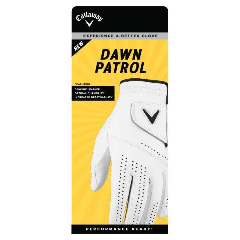 Callaway Męska Rękawiczka Dawn Patrol Biała Lewa 2024 - Epic Golf