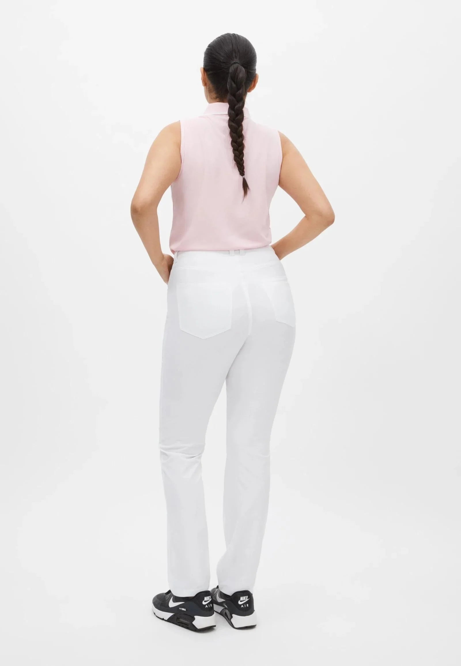 Rohnisch Damskie Polo Sleeveless Miriam Orchid Pink - Epic Golf