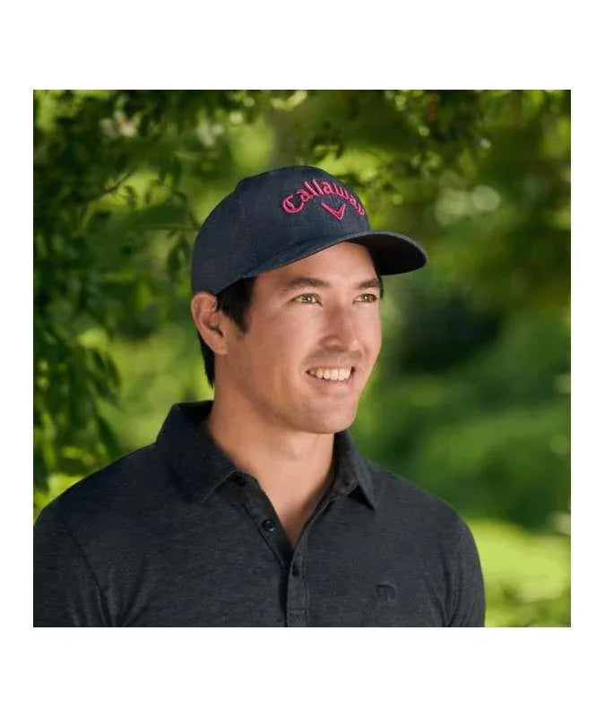 Callaway Czapka Performance Pro Szaro Różowa - Epic Golf