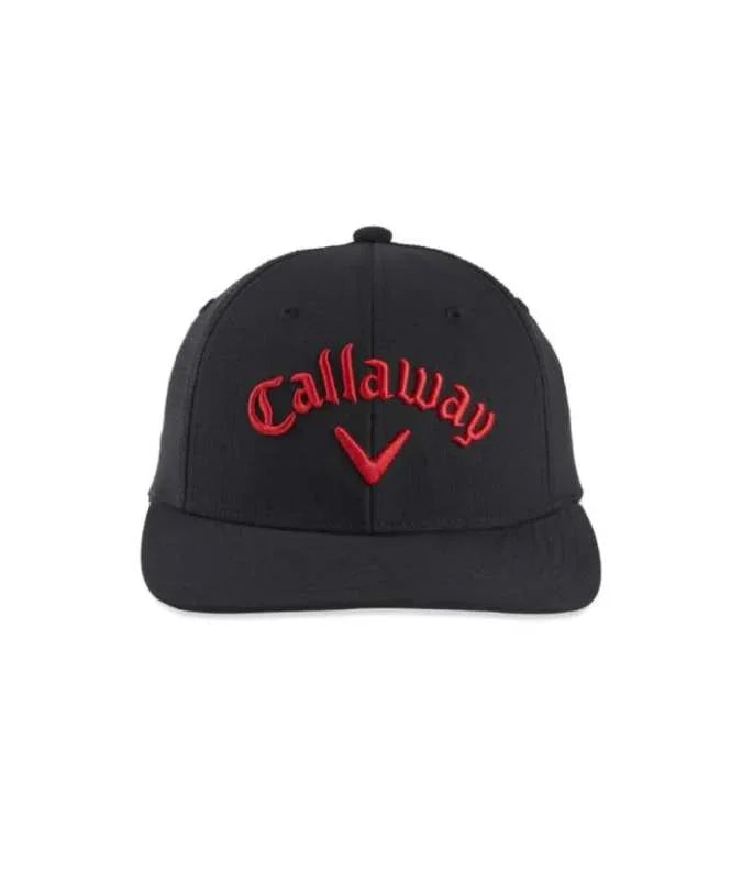 Callaway Czapka Juniorska Tour Czarno Czerwona - Epic Golf