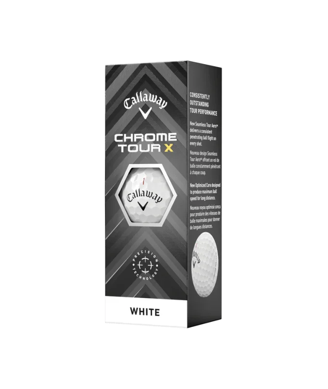 Callaway Piłki Chrome Tour X Białe, 12 sztuk - Epic Golf