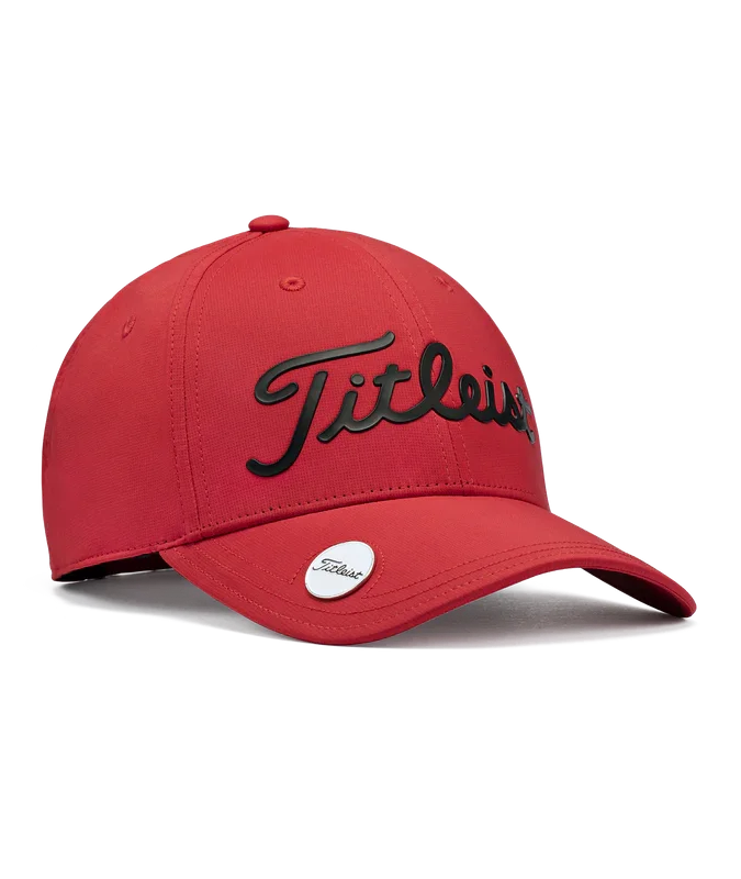 Titleist Czapka Players Performance Czerwona + Ball Marker - Epic Golf