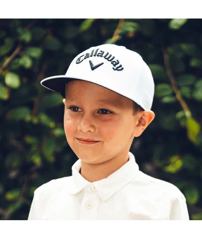 Callaway Czapka Juniorska Tour Biała - Epic Golf
