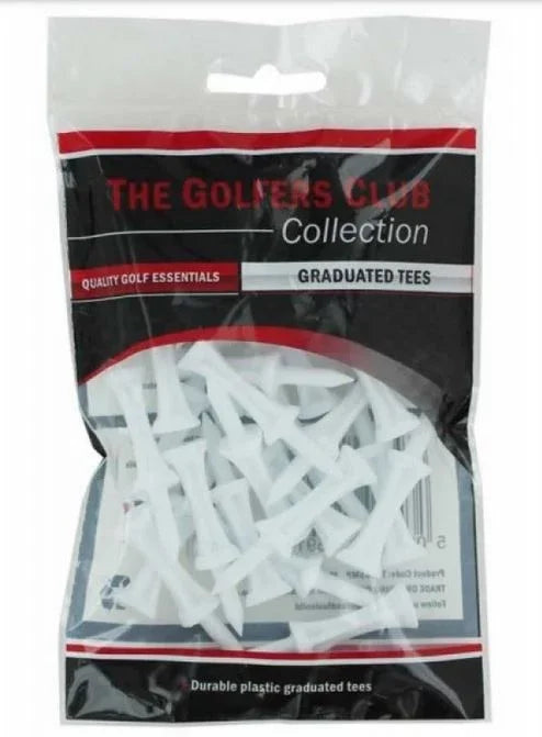 Step Tees Multipack Białe 25 sztuk - Epic Golf