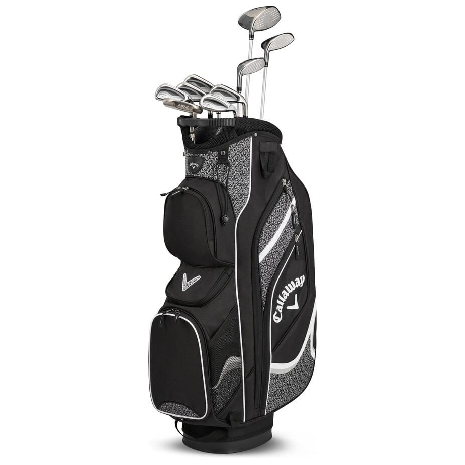 Callaway Damski Zestaw Kijów Golfowych Solaire Black, 10PC