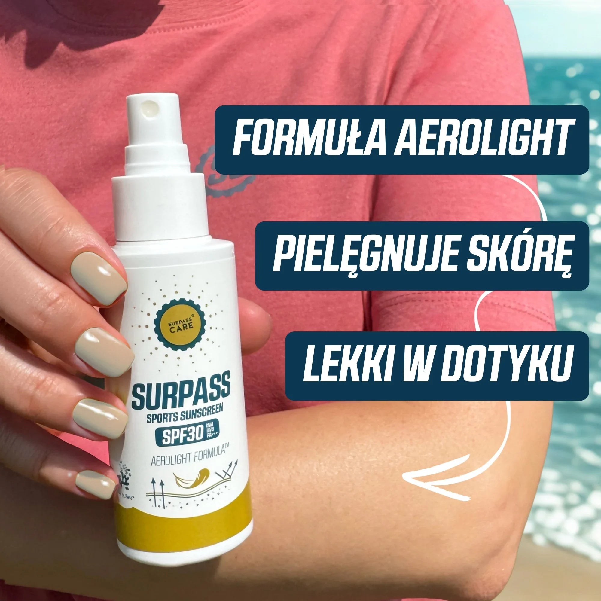 SURPASS Spray przeciwsłoneczny SPF30 - Epic Golf