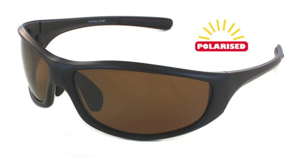 Evolution Okulary Przeciwsłoneczne Traverse Czarne - Epic Golf