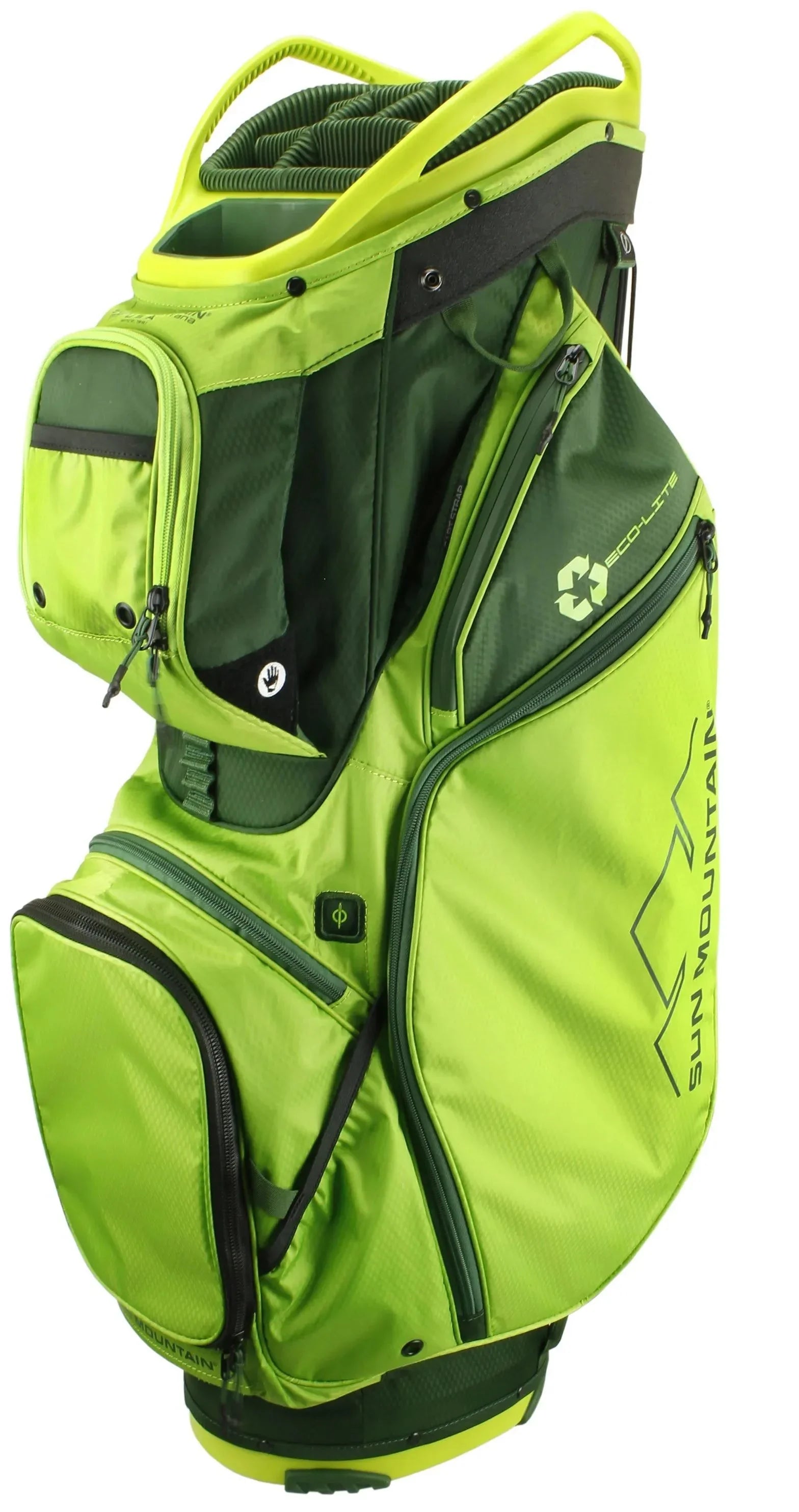 Sun Mountain H2No Staff 14 Eco-Lite Cartbag 14 Way Green - Epic Golf