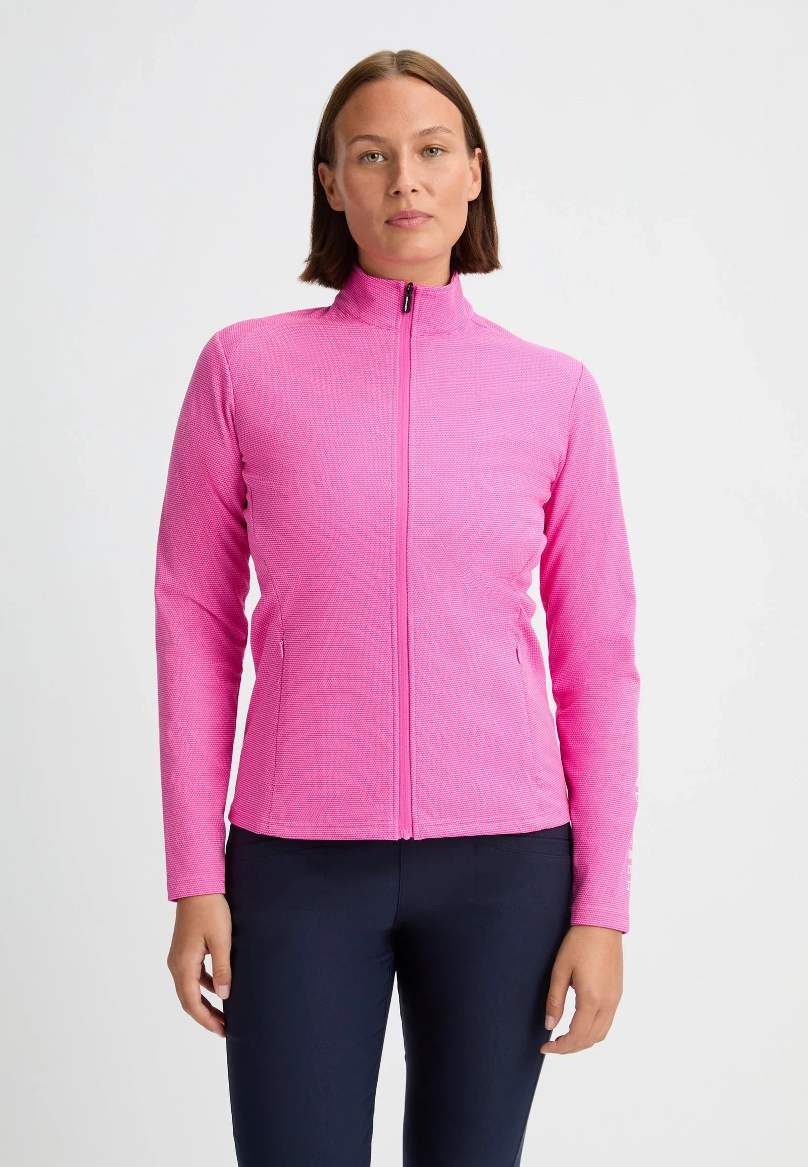 Röhnisch Kurtka Midlayer Laura Fuchsia Pink - Epic Golf