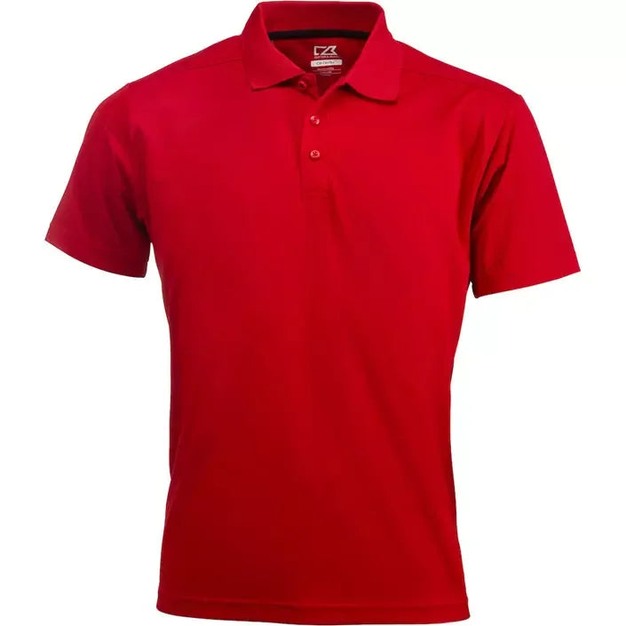 Cutter & Buck Kelowna Polo Czerwone Męskie - Epic Golf