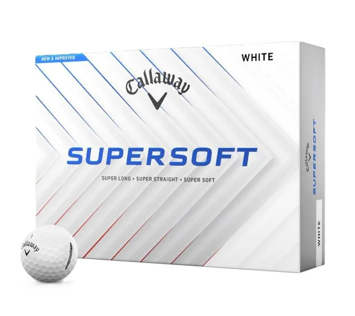 Callaway Piłki Supersoft White 2025, 12 sztuk - Epic Golf
