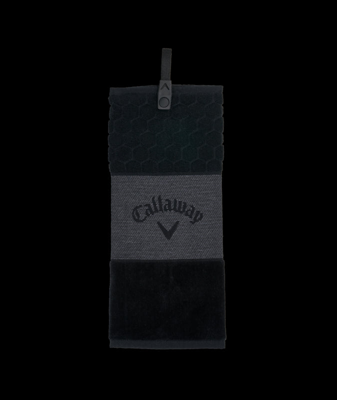 Callaway Ręcznik Golfowy Trifold Czarny
