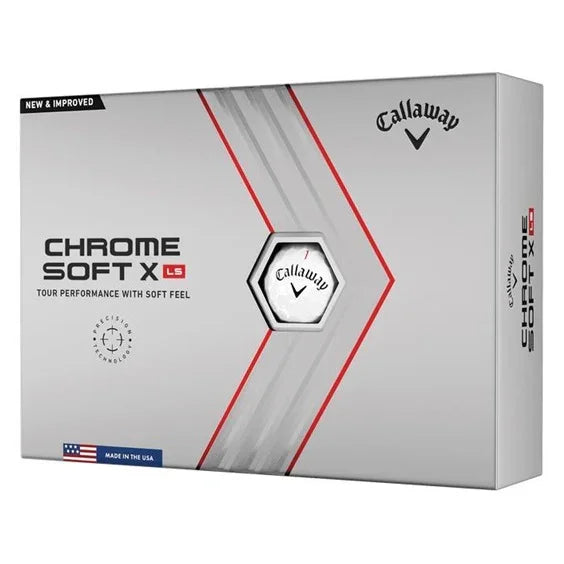 Callaway Piłki Golfowe Chrome Soft X LS, 12 sztuk - Epic Golf