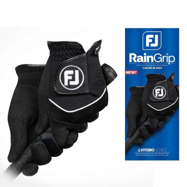 Footjoy Męska Rękawiczka Raingrip Czarna