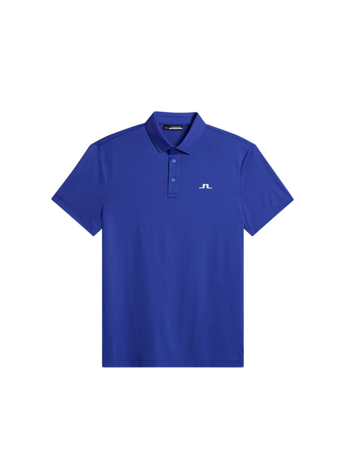 J. Lindeberg Męskie Polo Bridge Clematis Blue