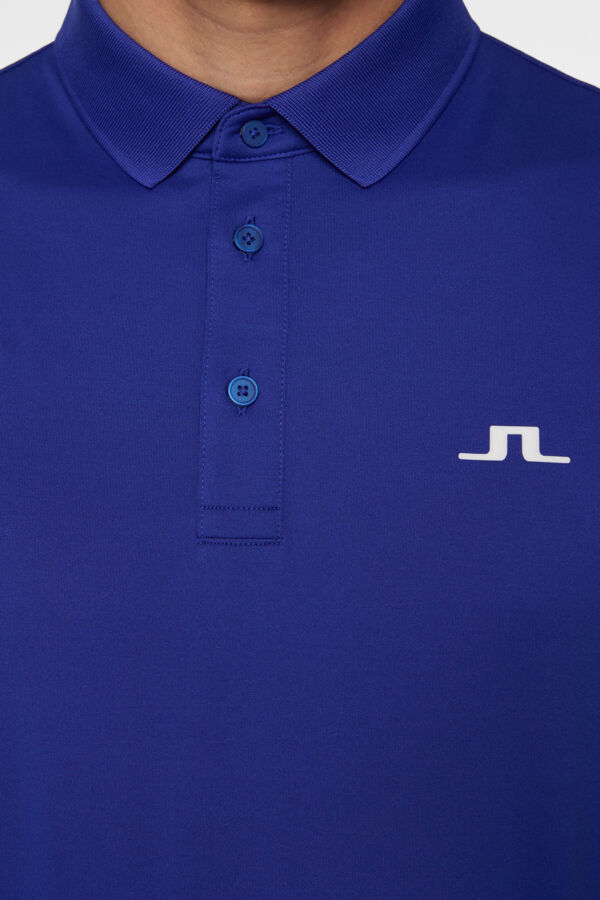 J. Lindeberg Męskie Polo Bridge Clematis Blue