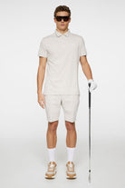 J. Lindeberg Męskie Polo Bridge Moonbeam