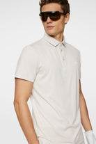 J. Lindeberg Męskie Polo Bridge Moonbeam