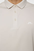 J. Lindeberg Męskie Polo Bridge Moonbeam