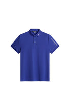 J. Lindeberg Męskie Polo Tour Tech Clematis Blue