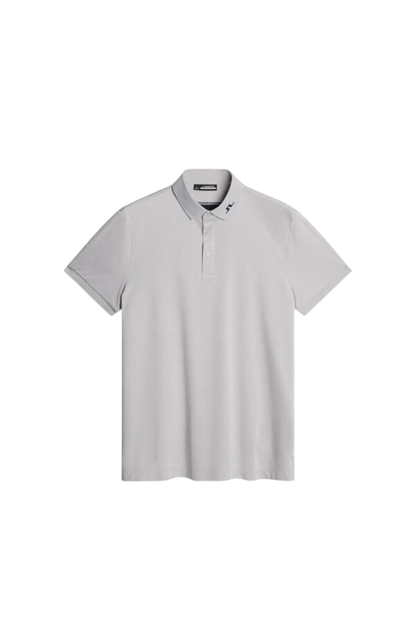 J. Lindeberg Męskie Polo KV Light Grey Melange