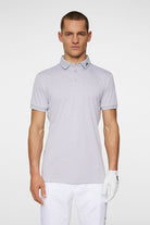 J. Lindeberg Męskie Polo KV Light Grey Melange