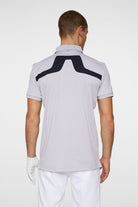 J. Lindeberg Męskie Polo KV Light Grey Melange