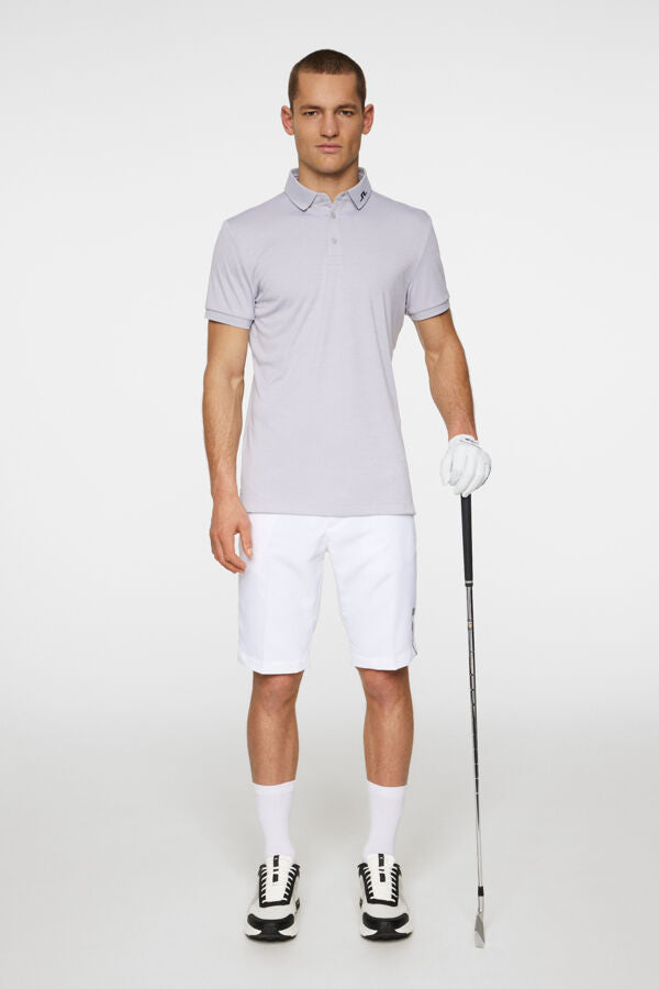 J. Lindeberg Męskie Polo KV Light Grey Melange