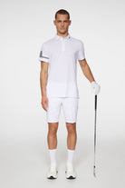 J. Lindeberg Męskie Polo Heath Strike White