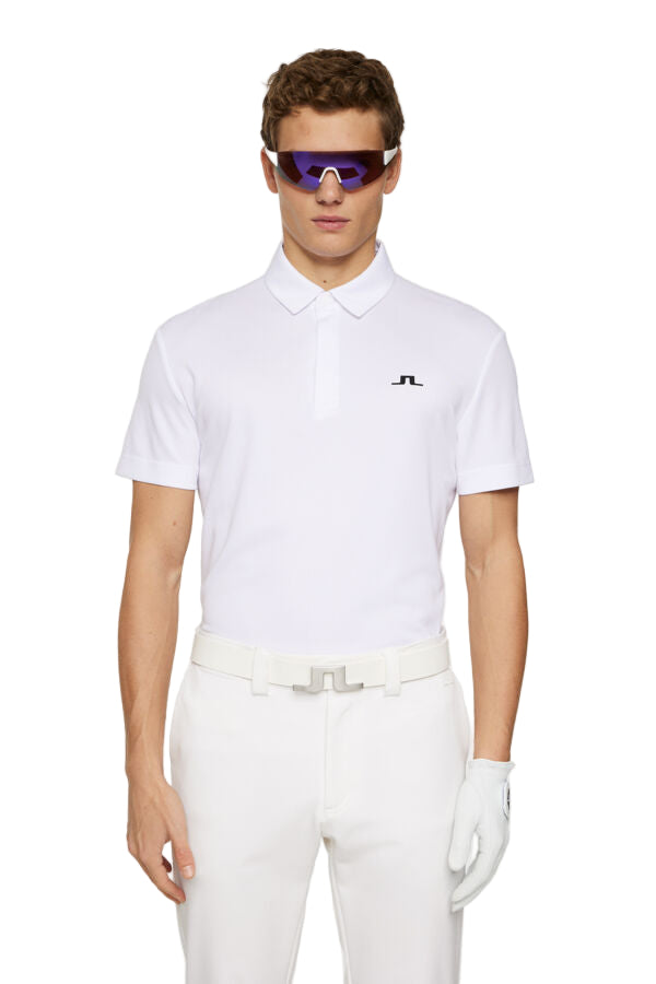 J. Lindeberg Męskie Polo Peat White