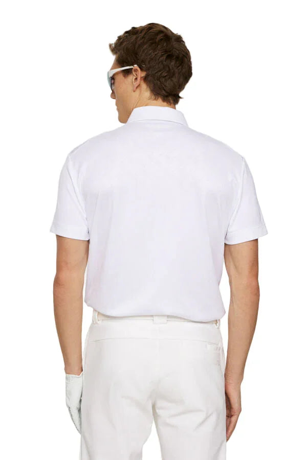 J. Lindeberg Męskie Polo Peat White
